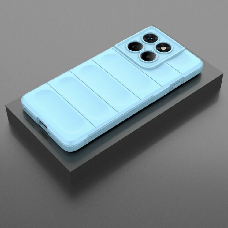 Захисний чохол Deexe Terra Case для Motorola Edge 60 Pro - Baby Blue: фото 3 з 6