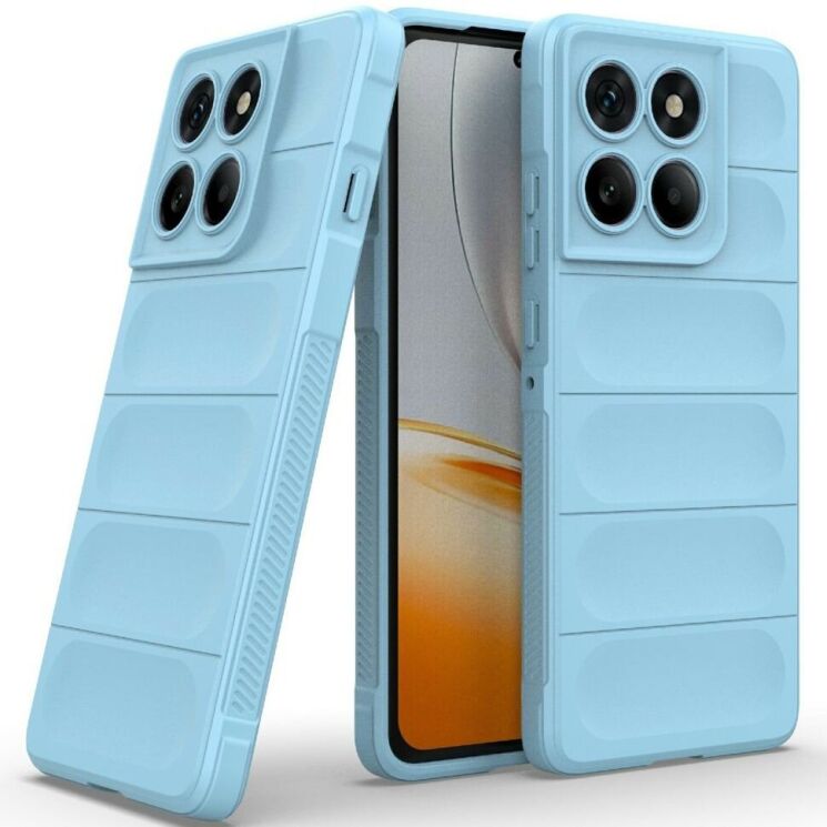 Захисний чохол Deexe Terra Case для Motorola Edge 60 Pro - Baby Blue: фото 2 з 6