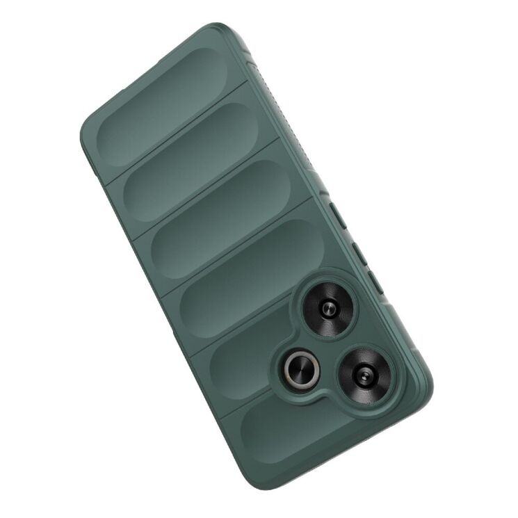 Захисний чохол Deexe Terra Case для Xiaomi Poco F6 - Green: фото 3 з 8