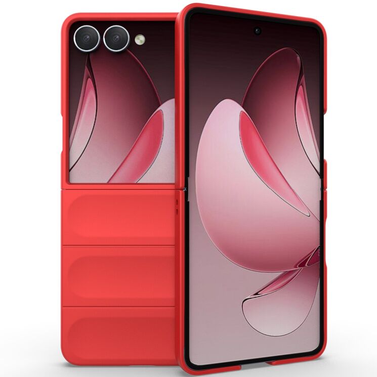Захисний чохол Deexe Terra Case (FF) для Samsung Galaxy Flip 7 - Red: фото 1 з 9