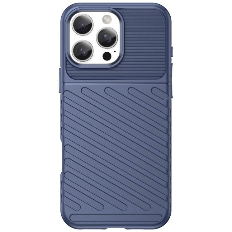 Захисний чохол Deexe Thunder Series для Apple iPhone 16 Pro - Blue: фото 2 з 8