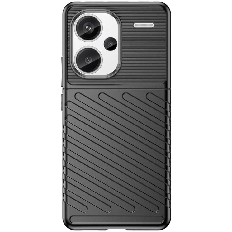 Защитный чехол Deexe Thunder Series для Xiaomi Redmi Note 13 Pro+ - Black: фото 2 из 8