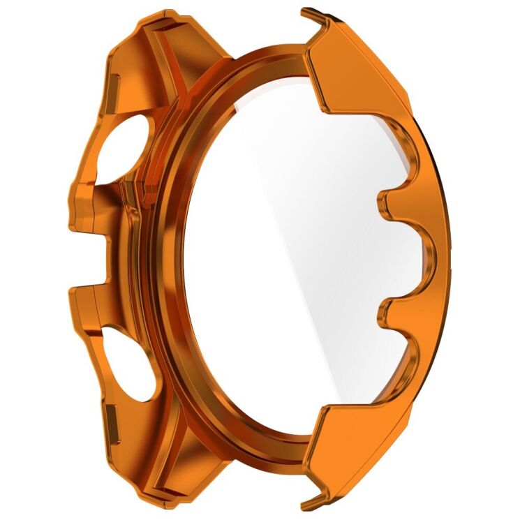 Защитный чехол Deexe Watch Case для Garmin Fenix 8 (47mm) - Orange / Green: фото 3 из 7
