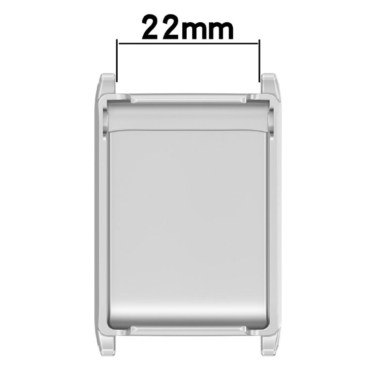 Защитный чехол для часов Reframe Clear Shell для WHOOP 5.0 / MG - Silver (403111S) Защитный чехол для часов Reframe Clear Shell для WHOOP 5.0 / MG - Silver: фото 3 из 3