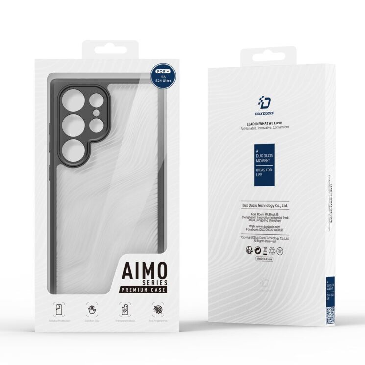 Защитный чехол DUX DUCIS Aimo Series для Samsung Galaxy S24 Ultra - Black: фото 12 из 12