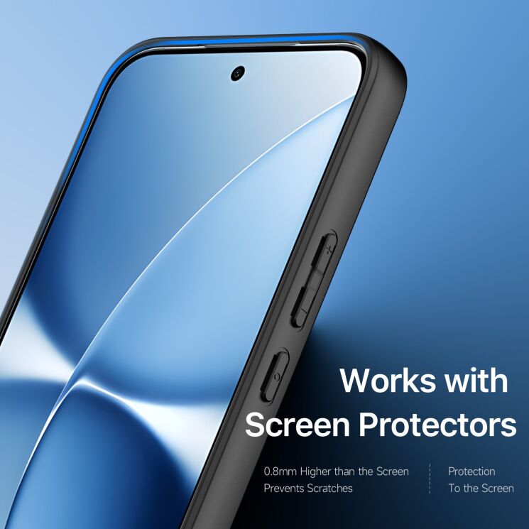 Захисний чохол DUX DUCIS Aimo Series для Xiaomi Poco X8 Pro Max - Black: фото 7 з 10