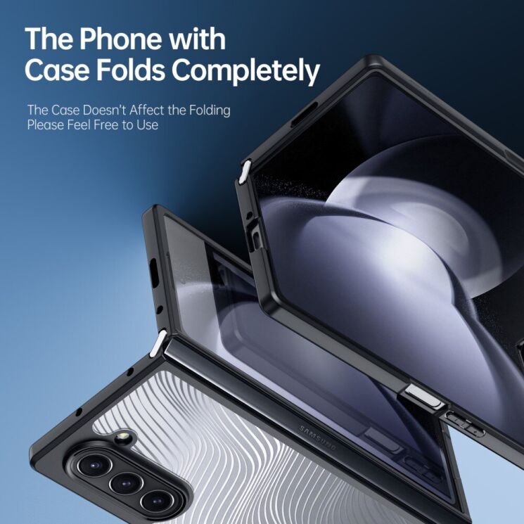 Защитный чехол DUX DUCIS Aimo Series (FF) для Samsung Galaxy Fold 6 - Black: фото 10 из 11