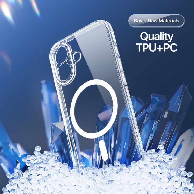 Защитный чехол DUX DUCIS Clin Series MagSafe для Apple iPhone 17 - Clear: фото 8 из 13