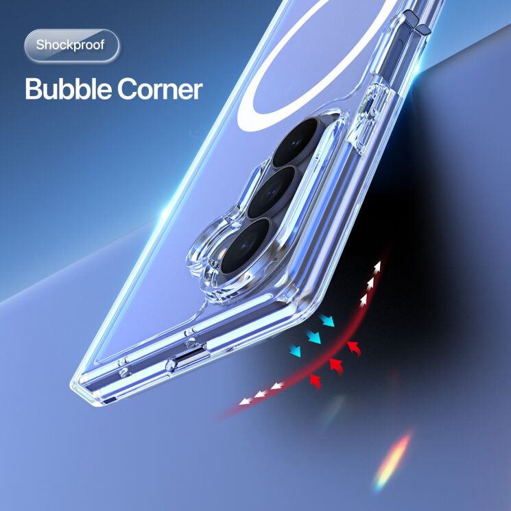 Защитный чехол DUX DUCIS Clin Series MagSafe (FF) для Samsung Galaxy Fold 8 Ultra - Clear: фото 10 из 13