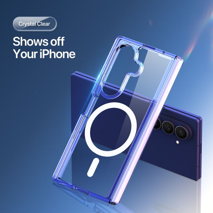 Защитный чехол DUX DUCIS Clin Series MagSafe (FF) для Samsung Galaxy Fold 8 Ultra - Clear: фото 11 из 13