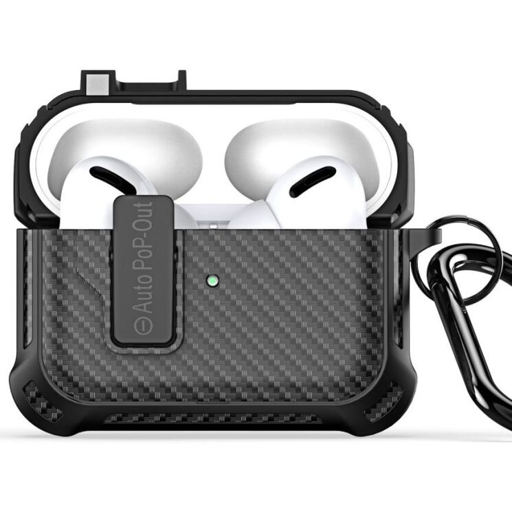 Защитный чехол DUX DUCIS PECI Series для Apple AirPods Pro - Black: фото 1 из 19