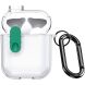 Защитный чехол DUX DUCIS PECK Series для Apple AirPods 1 / 2 - Clear Green (204530G). Фото 1 из 19