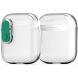 Защитный чехол DUX DUCIS PECK Series для Apple AirPods 1 / 2 - Clear Green (204530G). Фото 2 из 19