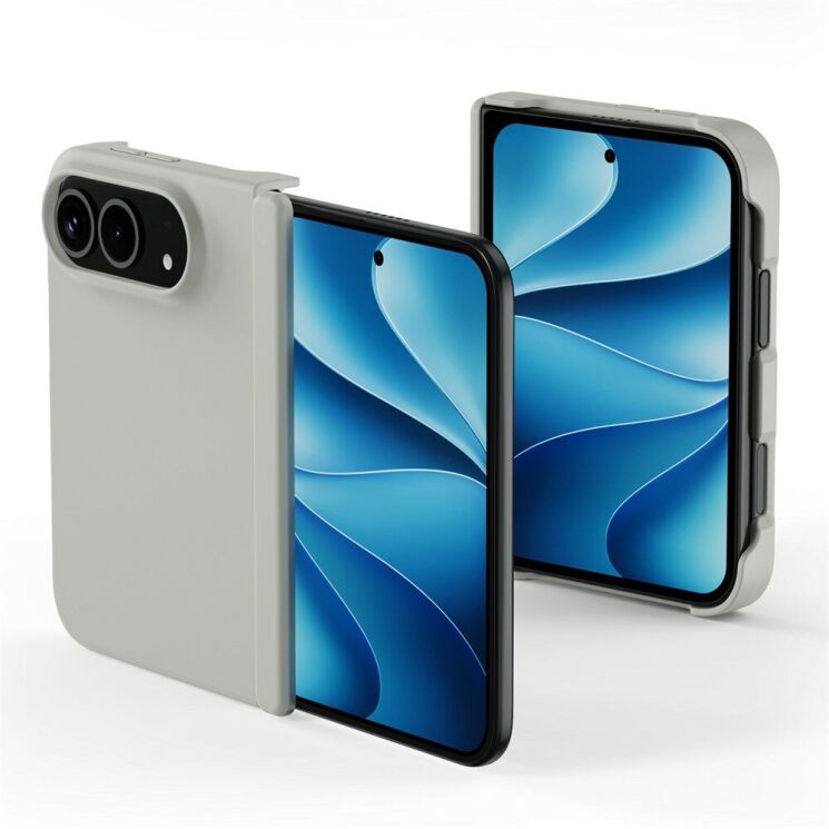 Защитный чехол Dux Ducis Piel Series Magnetic (FF) для iPhone Duo - Beige: фото 2 из 11