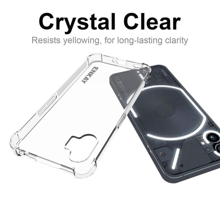 Защитный чехол ENKAY AirBag Case для Nothing Phone (1) - Transparent: фото 6 из 6