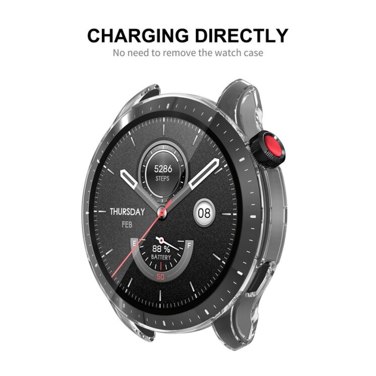 Захисний чохол Enkay Clear Case для Xiaomi Amazfit GTR 4 - Transparent: фото 3 з 6