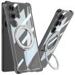 Защитный чехол GKK Airbag MagStand для Samsung Galaxy S25 Ultra (S938) - Transparent Black (372277H)