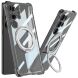 Защитный чехол GKK Airbag MagStand для Samsung Galaxy S25 Ultra (S938) - Transparent Black (372277H). Фото 1 из 10