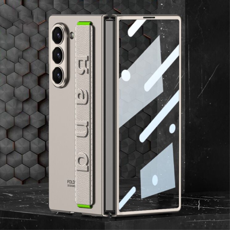 Защитный чехол GKK Band Strap для Samsung Galaxy Fold 6 - Titanium Grey: фото 1 из 8