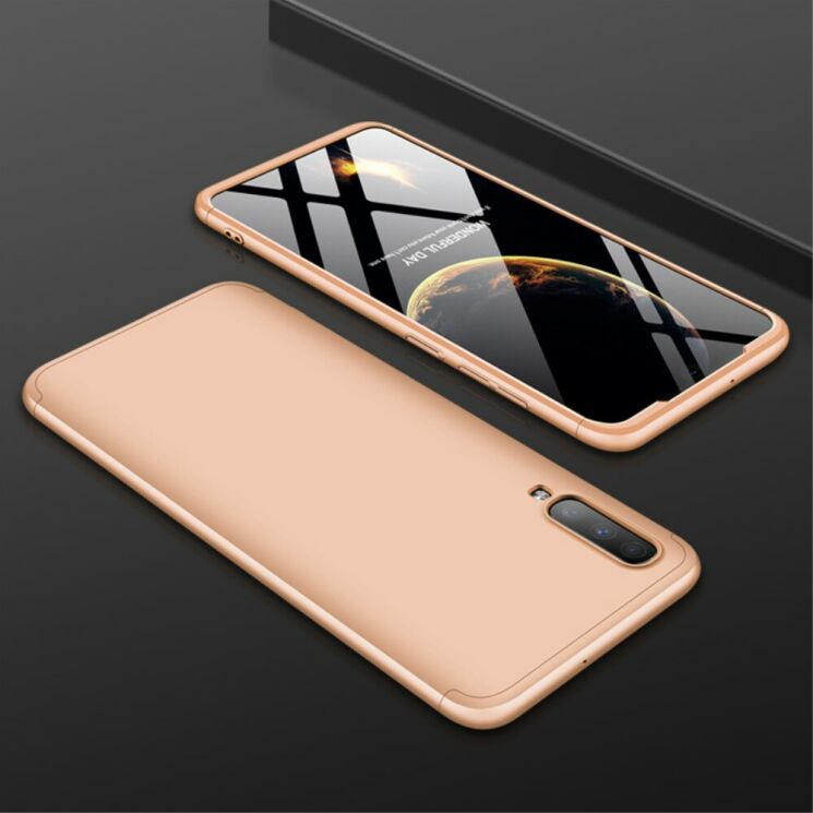 Захисний чохол GKK Double Dip Case для Samsung Galaxy A70 (A705) - Gold: фото 2 з 8