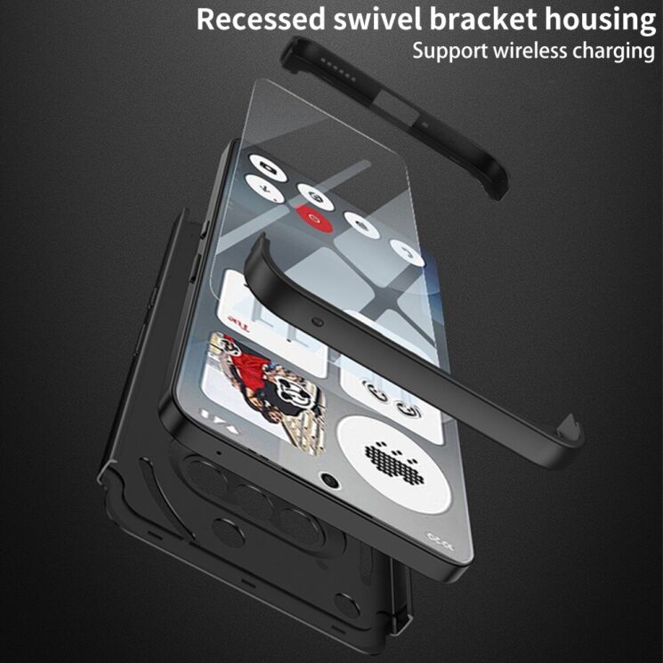 Защитный чехол GKK Double Dip Case Magnetic для Nothing Phone (3a) - Black: фото 8 из 9