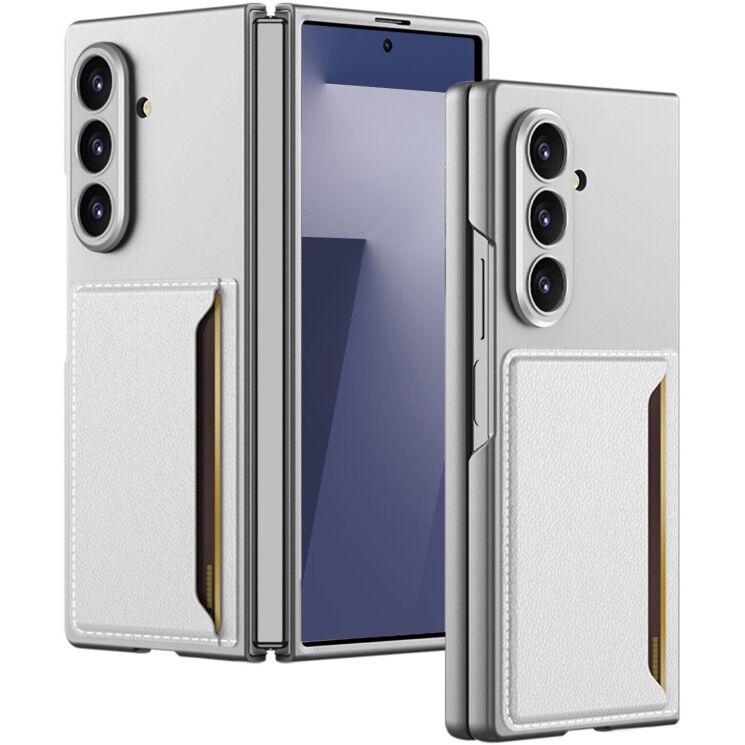 Захисний чохол GKK Slim Holder для Samsung Galaxy Fold 7 - Silver: фото 1 з 9