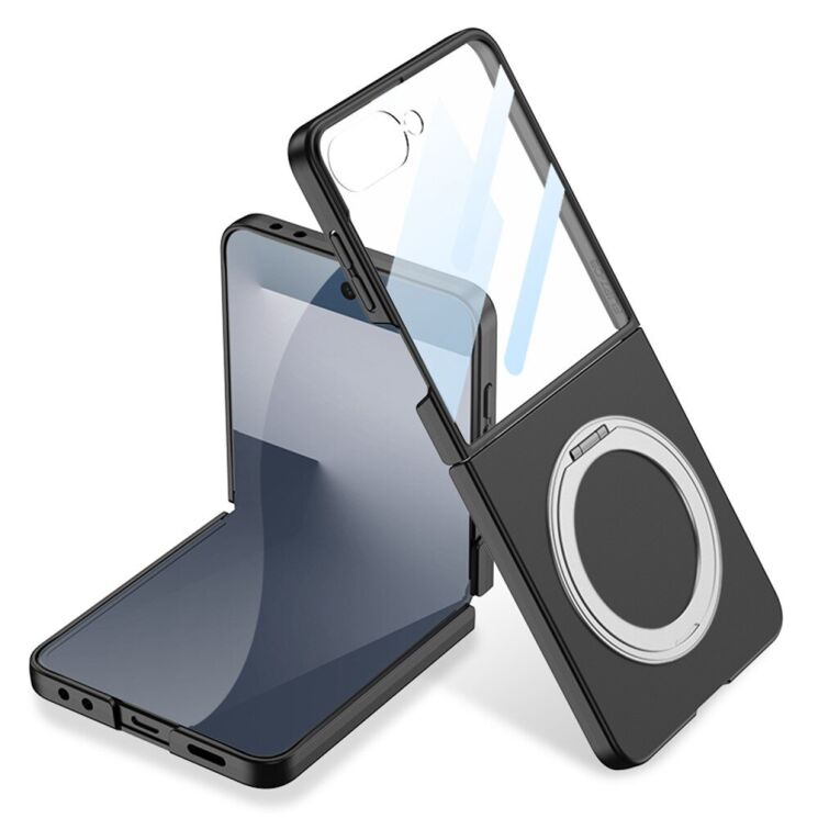 Захисний чохол GKK UltraThin Stand для Samsung Galaxy Flip 7 - Black: фото 1 з 4