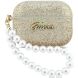 Захисний чохол Guess Glitter Pearl Strap для AirPods Pro 3 (GUAP3GLGPSD) - Gold (390167F). Фото 1 з 5