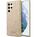 Защитный чехол Guess Glitter Script (FP) для Samsung Galaxy S23 Ultra (S918) GUHCS23LHGGSHD - Gold (321076F). Фото 1 из 4
