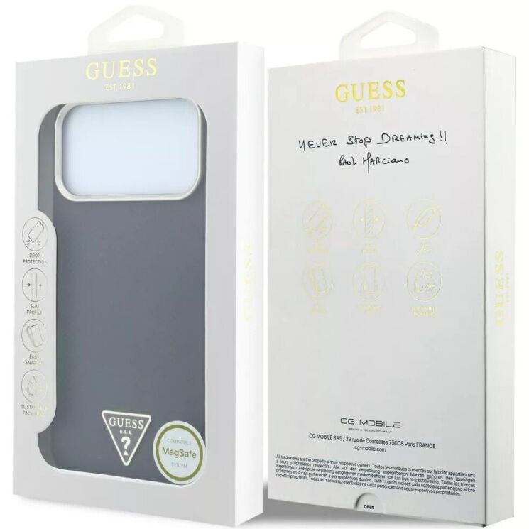 Захисний чохол Guess Kevlar Triangle Logo MagSafe для iPhone 18 Pro Max / 17 Pro Max (GUHMP18X6PWKSGTU) - Violet: фото 7 з 10