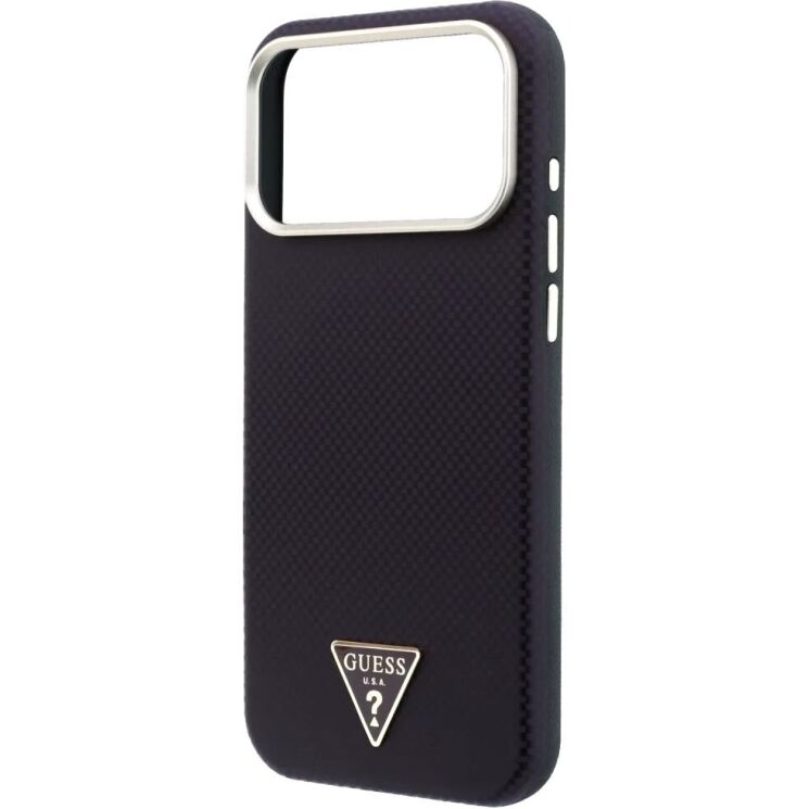 Захисний чохол Guess Kevlar Triangle Logo MagSafe для iPhone 18 Pro Max / 17 Pro Max (GUHMP18X6PWKSGTU) - Violet: фото 5 з 10