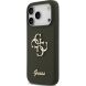 Защитный чехол Guess Silicone Big 4G Script для iPhone 17 Pro Max (GUHCP17XSC4GSMA) - Khaki (402888K). Фото 3 из 8