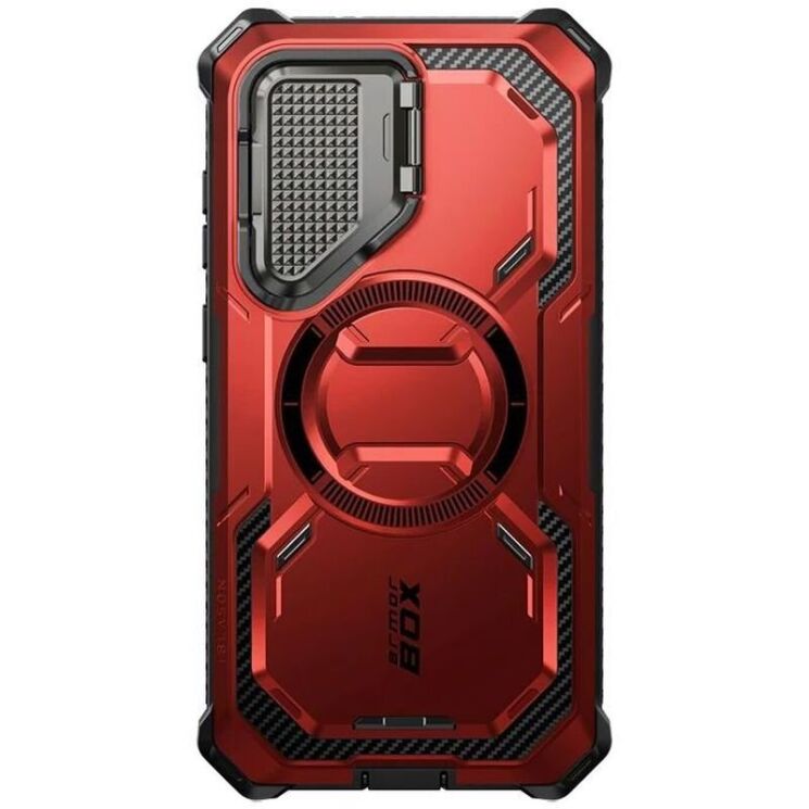 Защитный чехол i-Blason Armorbox Mag by Supcase для Samsung Galaxy S24 (S921) - Red: фото 2 из 11