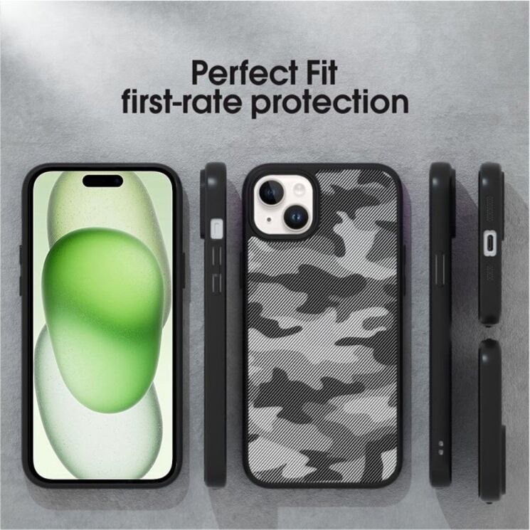 Защитный чехол IBMRS Military для Apple iPhone 15 - Camouflage: фото 8 из 8