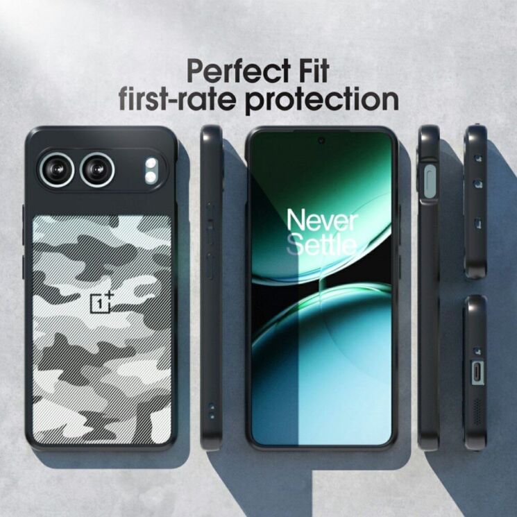 Защитный чехол IBMRS Military для OnePlus Nord 4 - Grid Camouflage: фото 2 из 10