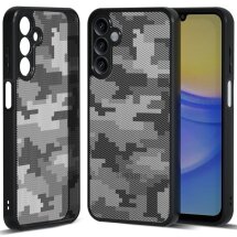 Защитный чехол IBMRS Military для Samsung Galaxy A15 (A155) - Grid Camouflage: фото 1 из 9