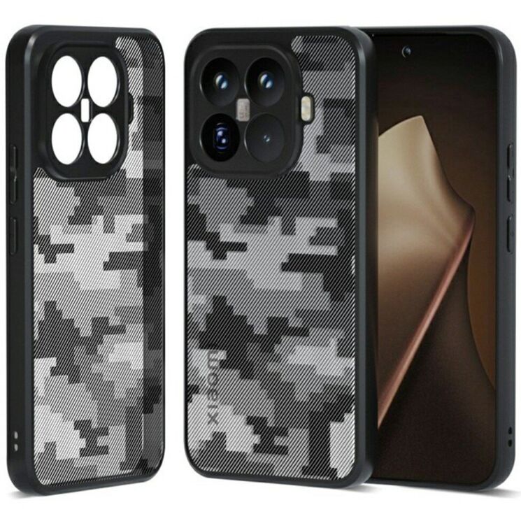 Защитный чехол IBMRS Military для Xiaomi 15T Pro - Grid Camouflage: фото 1 из 7