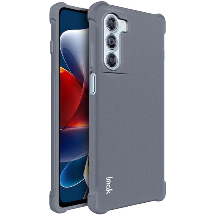 Захисний чохол IMAK Airbag MAX Case для Motorola Moto G200 - Matte Grey: фото 1 з 12