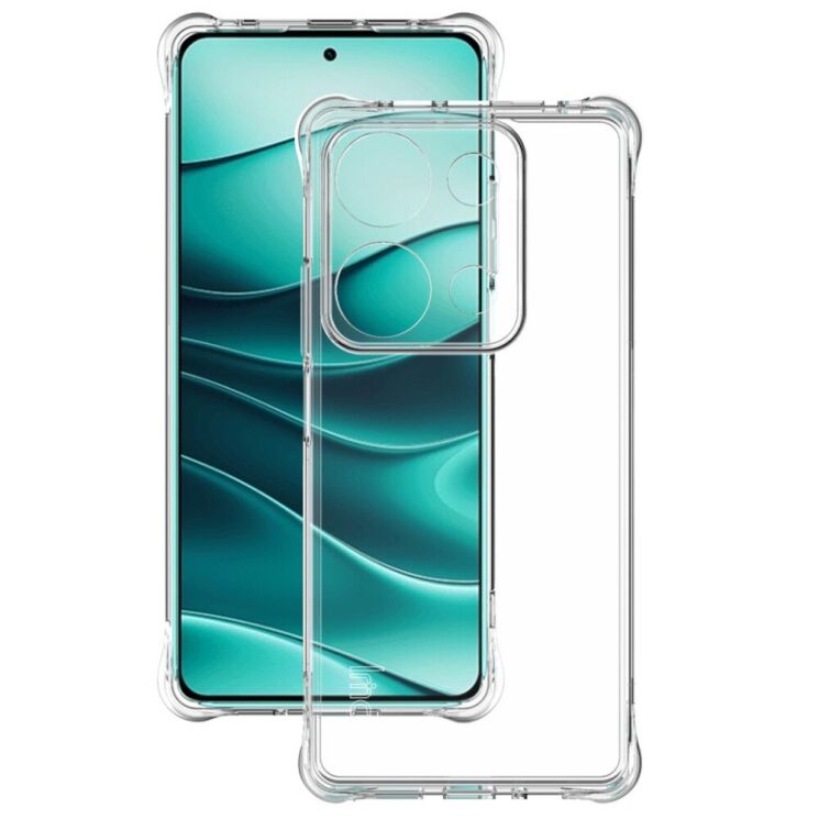 Защитный чехол IMAK Airbag MAX Case для Xiaomi Redmi Note 14S - Transparent: фото 3 из 10