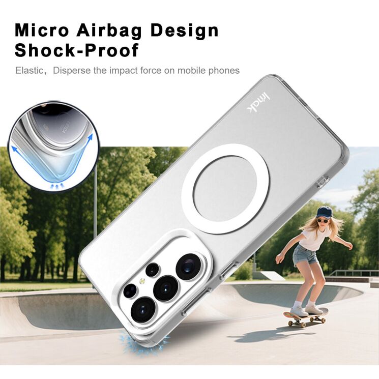 Защитный чехол IMAK Candy Series Magnetic для Samsung Galaxy S26 Ultra (S948) - Black: фото 3 из 6