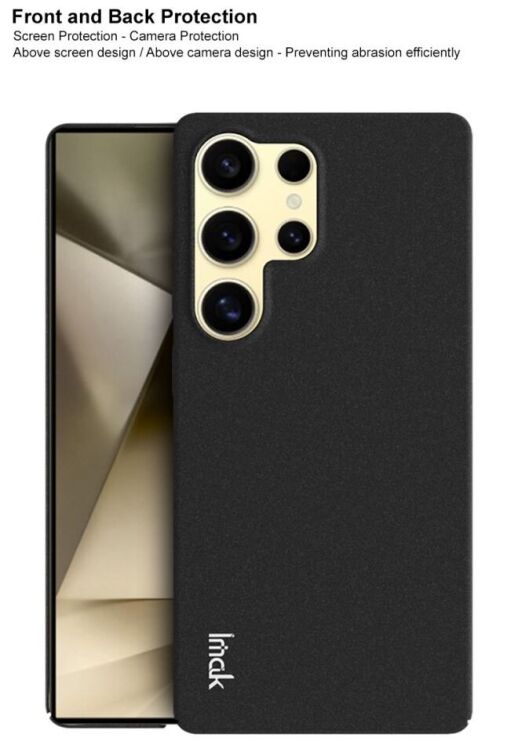 Захисний чохол IMAK Cowboy Hard Shell для Samsung Galaxy S25 Ultra (S938) - Matte Black: фото 10 з 10