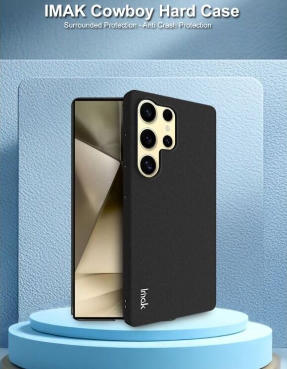 Захисний чохол IMAK Cowboy Hard Shell для Samsung Galaxy S25 Ultra (S938) - Matte Black: фото 9 з 10