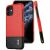 Защитный чехол IMAK Leather Series для Apple iPhone 11 - Red / Black: фото 1 из 9
