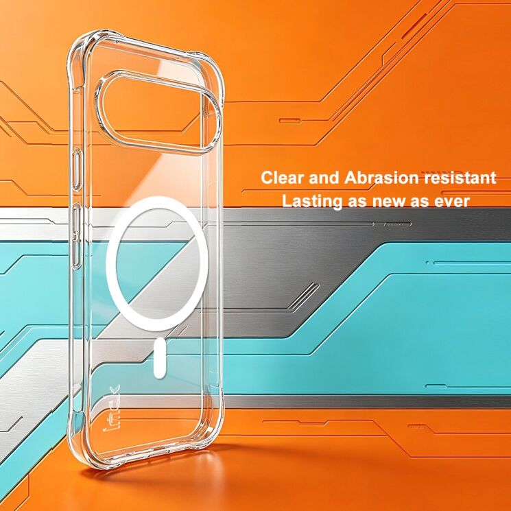 Защитный чехол IMAK Space Shield MagSafe для Google Pixel 11 - Transparent: фото 5 из 11