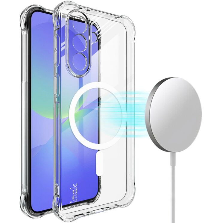 Захисний чохол IMAK Space Shield MagSafe для Samsung Galaxy A37 (A376) - Transparent: фото 1 з 10