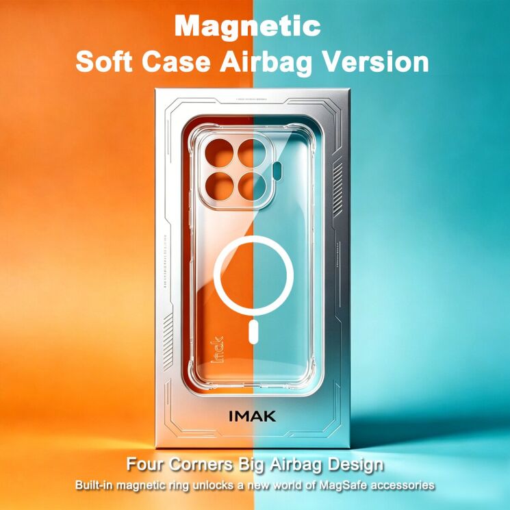 Защитный чехол IMAK Space Shield MagSafe для Xiaomi 17T - Transparent: фото 8 из 9