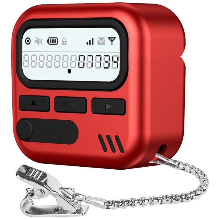 Защитный чехол KALEBOL Retro Design для Apple AirPods 4 - Red: фото 1 из 11