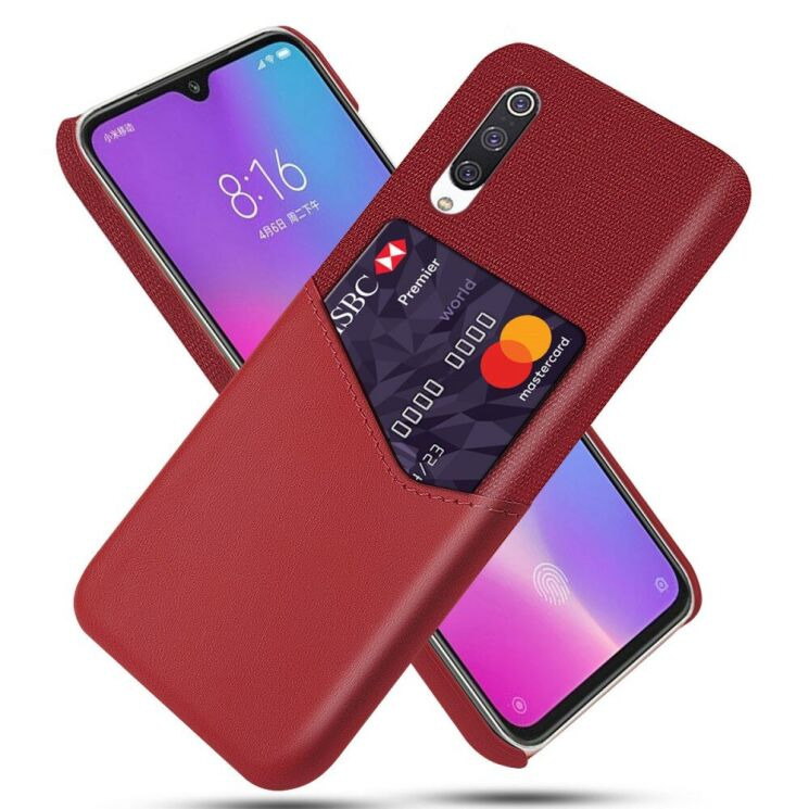 Захисний чохол KSQ Business Pocket для Xiaomi Mi CC9e / A3 - Red: фото 1 з 4