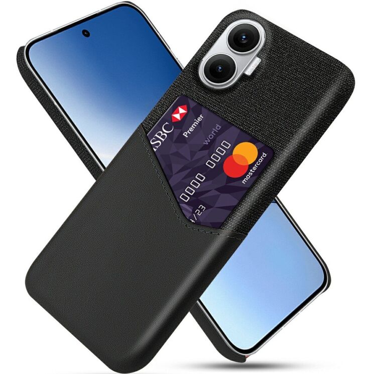 Захисний чохол KSQ Business Pocket для Xiaomi Poco F7 - Black: фото 1 з 4