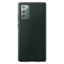 Защитный чехол Leather Cover для Samsung Galaxy Note 20 (N980) EF-VN980LGEGRU - Green: фото 1 из 5